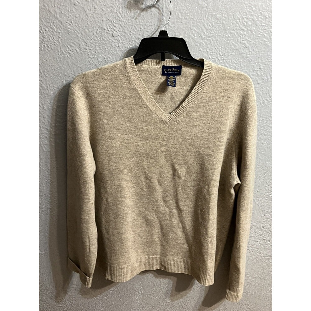 Club Room by Charter Club 100% Lambswool‎ Sweater Size Large Men